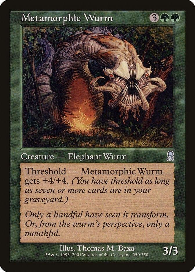 Magic: The Gathering MTG Single Metamorphic Wurm [Odyssey]