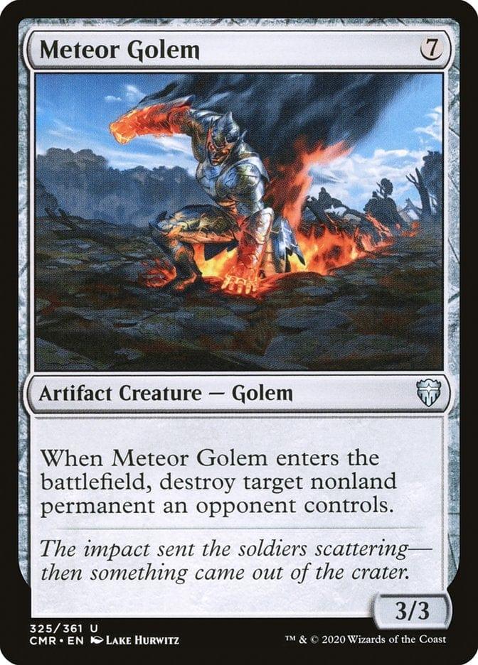 Magic: The Gathering MTG Single Meteor Golem [Commander Legends]