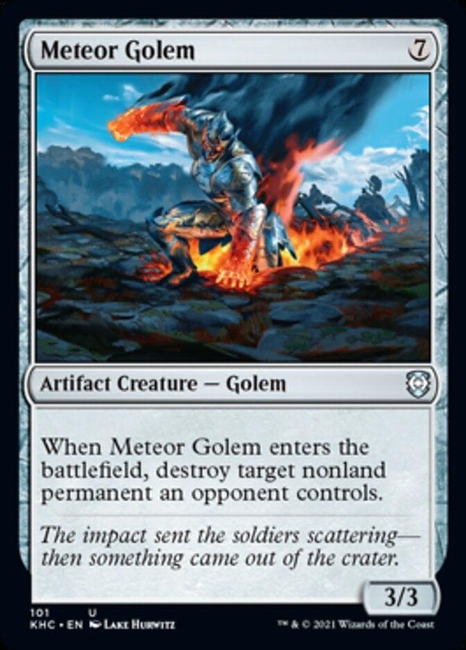 Magic: The Gathering MTG Single Meteor Golem [Kaldheim Commander]
