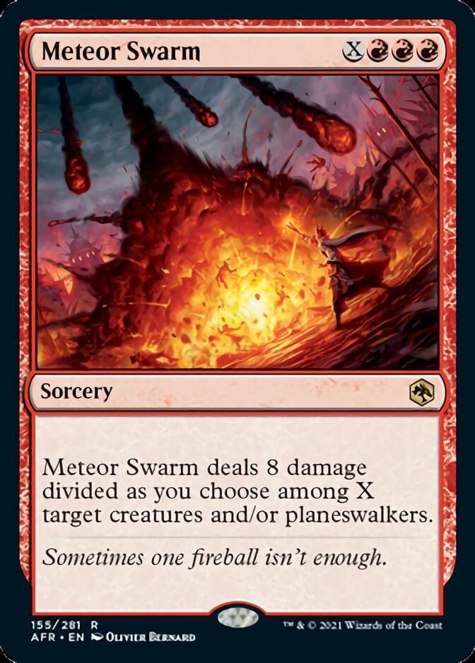 Magic: The Gathering MTG Single Meteor Swarm [Dungeons & Dragons: Adventures in the Forgotten Realms]