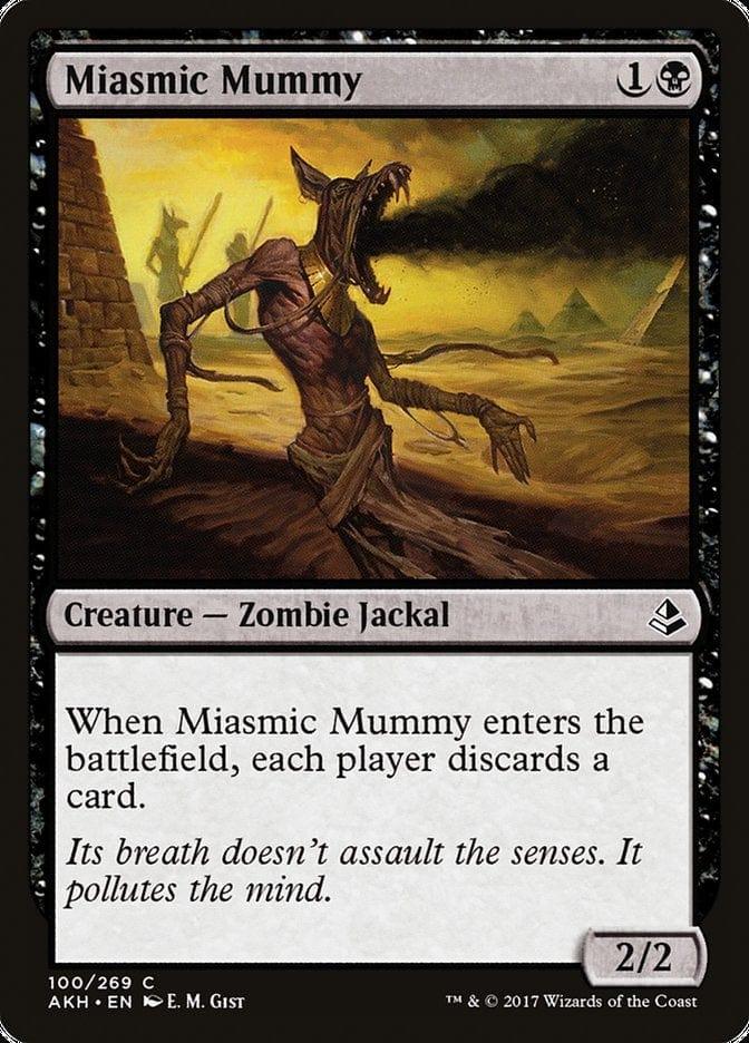 Magic: The Gathering MTG Single Miasmic Mummy [Amonkhet]