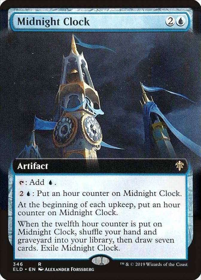 Magic: The Gathering MTG Single Midnight Clock (Extended) [Throne of Eldraine]
