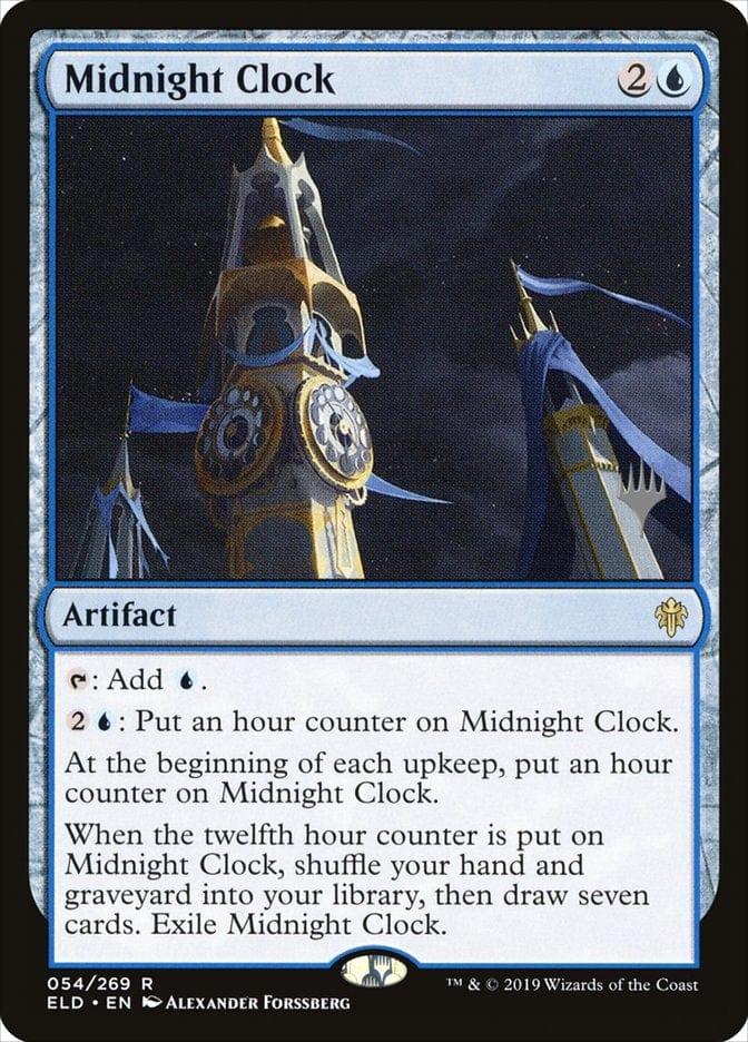 Magic: The Gathering MTG Single Midnight Clock (Promo Pack) [Throne of Eldraine Promos]