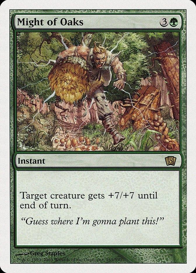 Magic: The Gathering MTG Single Might of Oaks [Eighth Edition]
