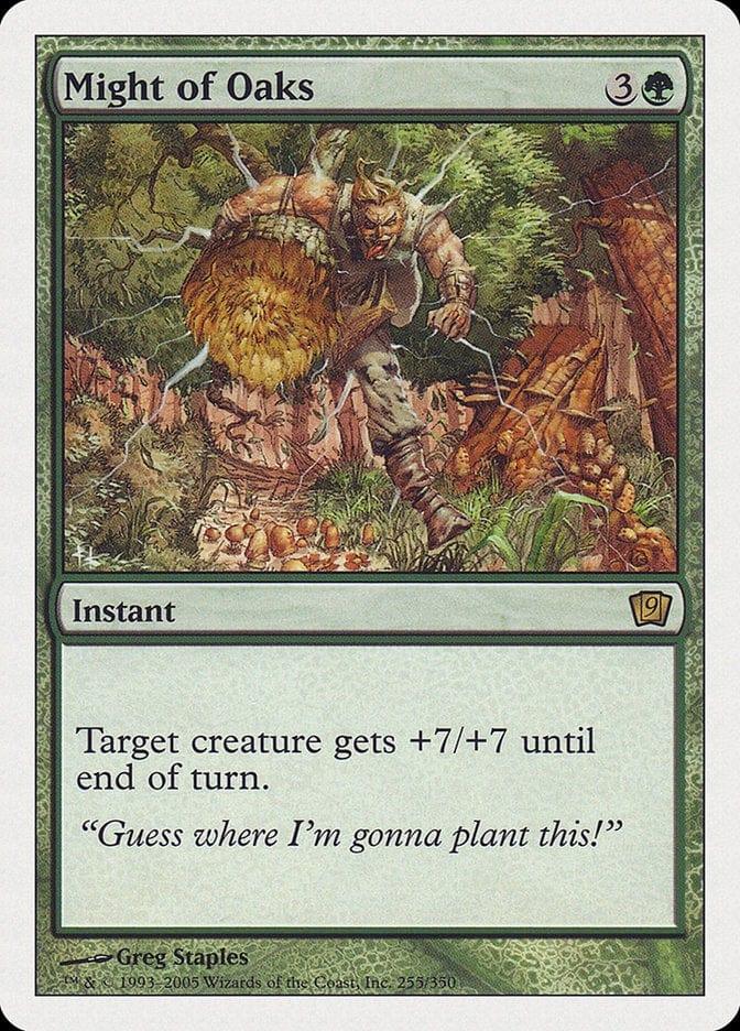 Magic: The Gathering MTG Single Might of Oaks [Ninth Edition]