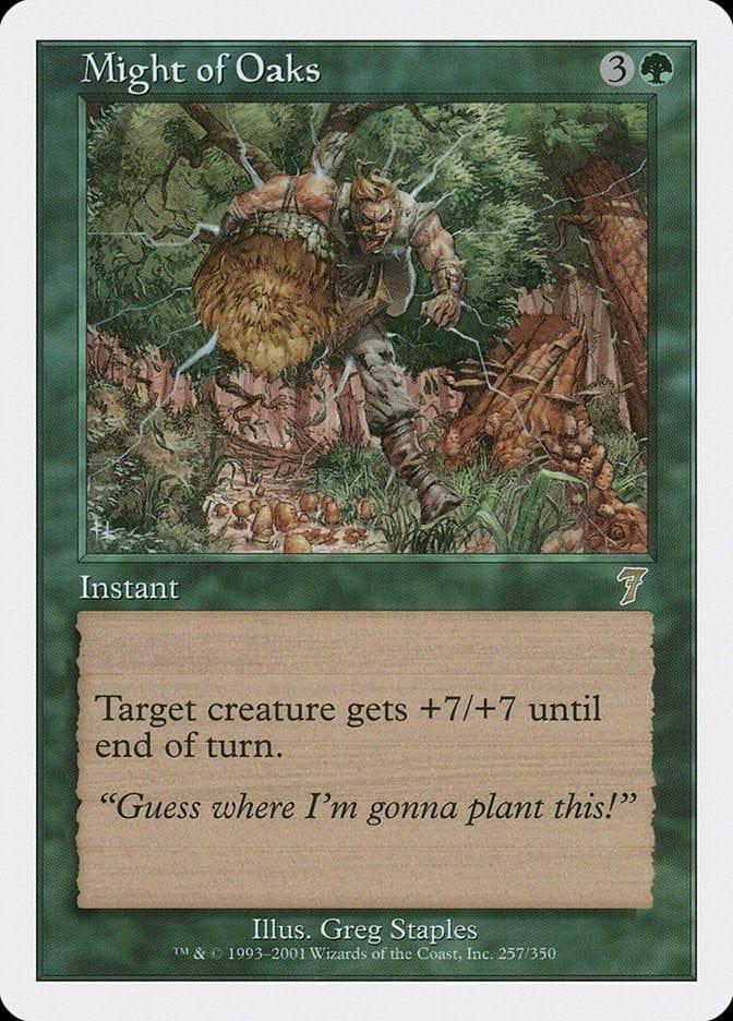 Magic: The Gathering MTG Single Might of Oaks [Seventh Edition]