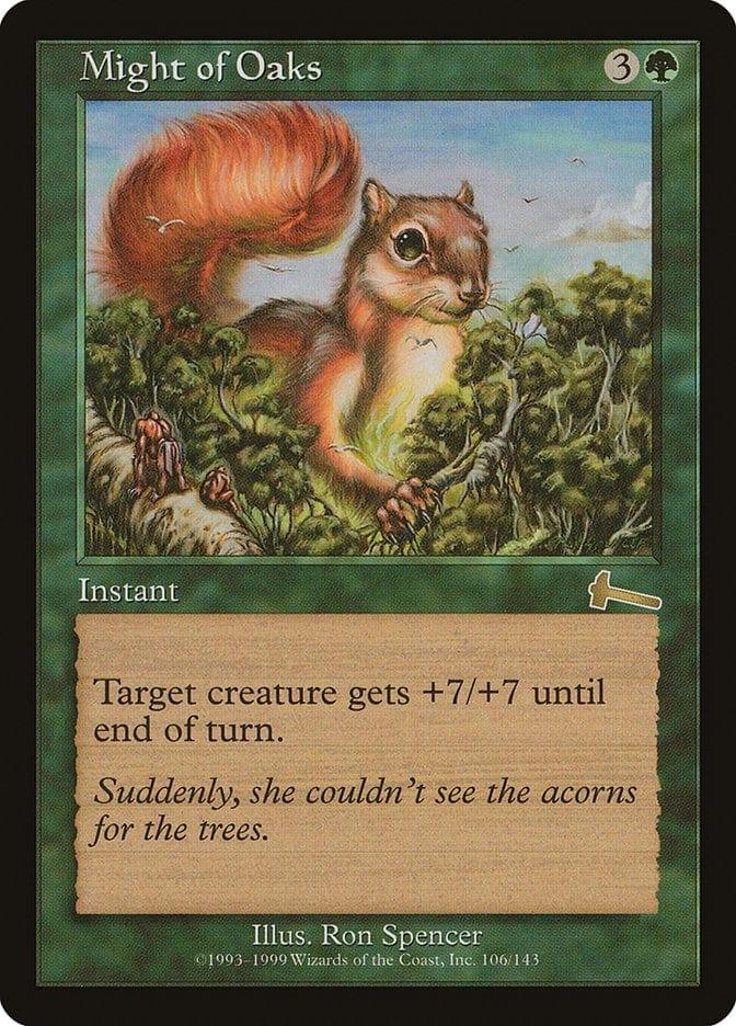 Magic: The Gathering MTG Single Might of Oaks [Urza's Legacy]