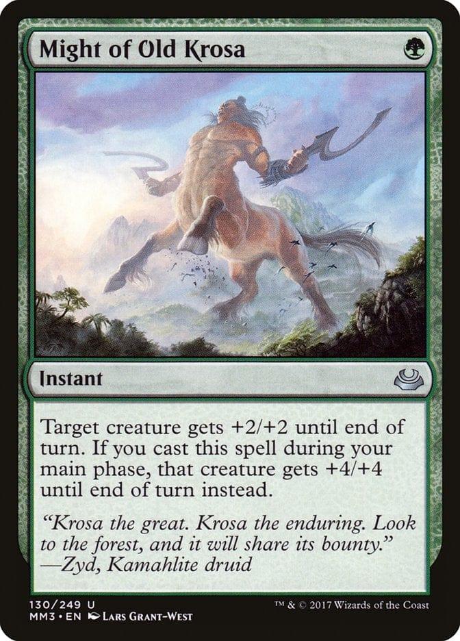 Magic: The Gathering MTG Single Might of Old Krosa [Modern Masters 2017]