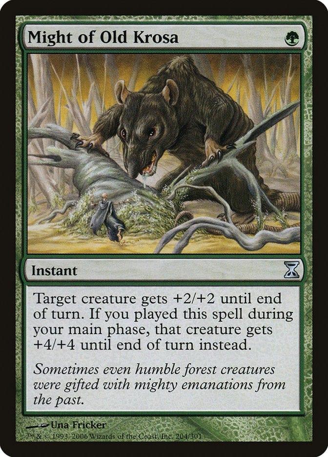 Magic: The Gathering MTG Single Might of Old Krosa [Time Spiral]