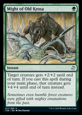 Magic: The Gathering MTG Single Might of Old Krosa [Time Spiral Remastered]