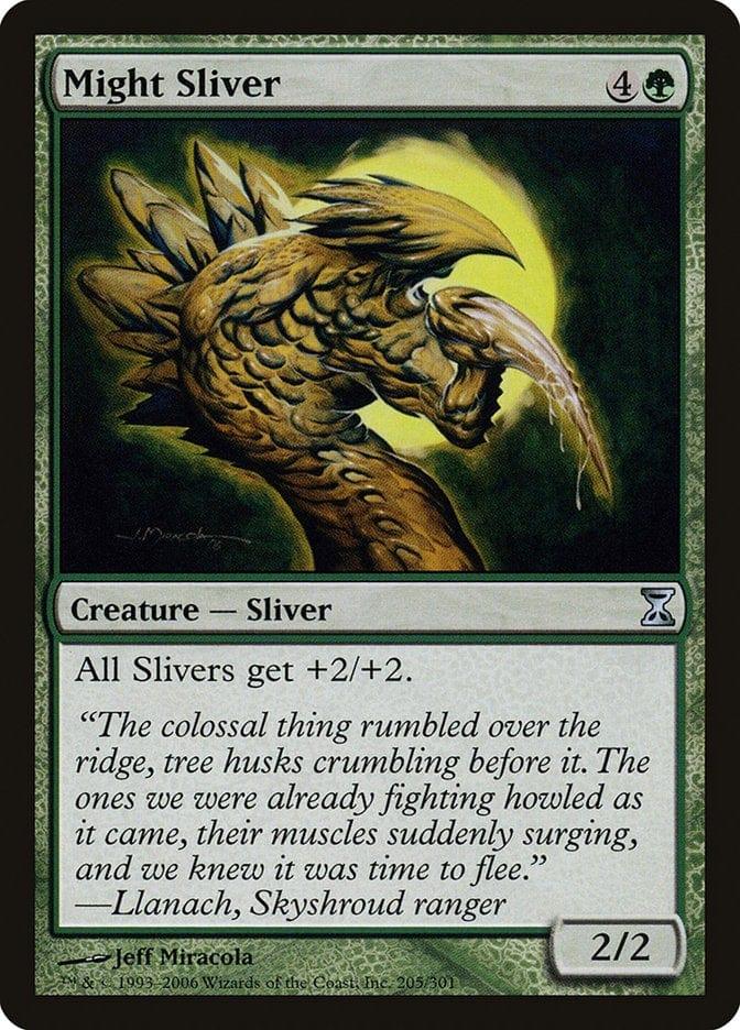 Magic: The Gathering MTG Single Might Sliver [Time Spiral]
