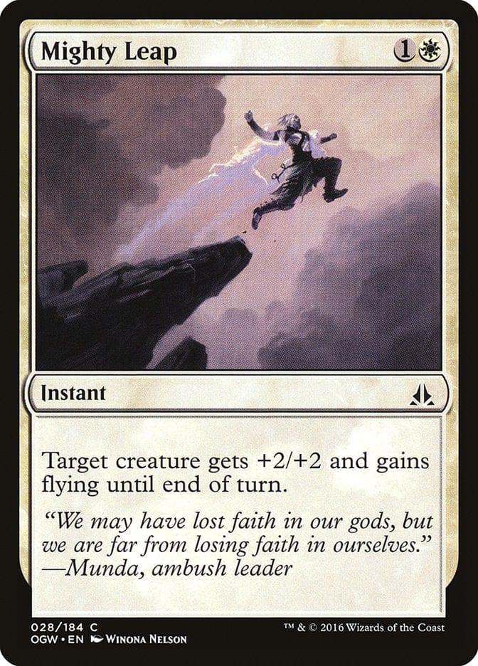 Magic: The Gathering MTG Single Mighty Leap [Oath of the Gatewatch]