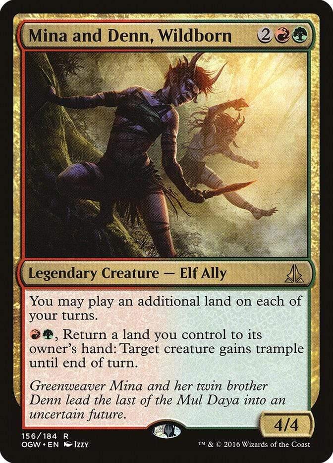 Magic: The Gathering MTG Single Mina and Denn, Wildborn [Oath of the Gatewatch]