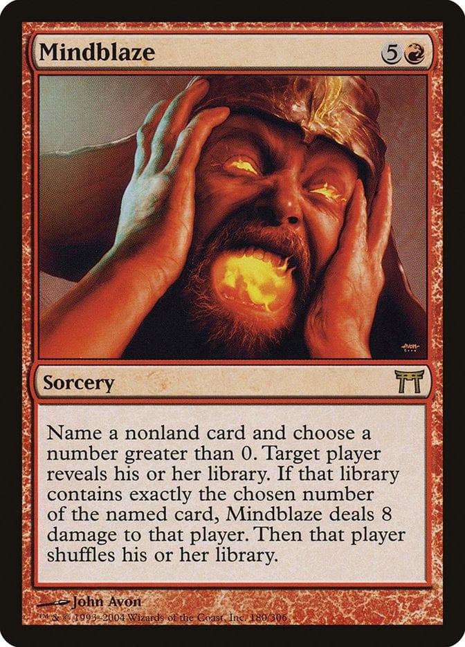 Magic: The Gathering MTG Single Mindblaze [Champions of Kamigawa]