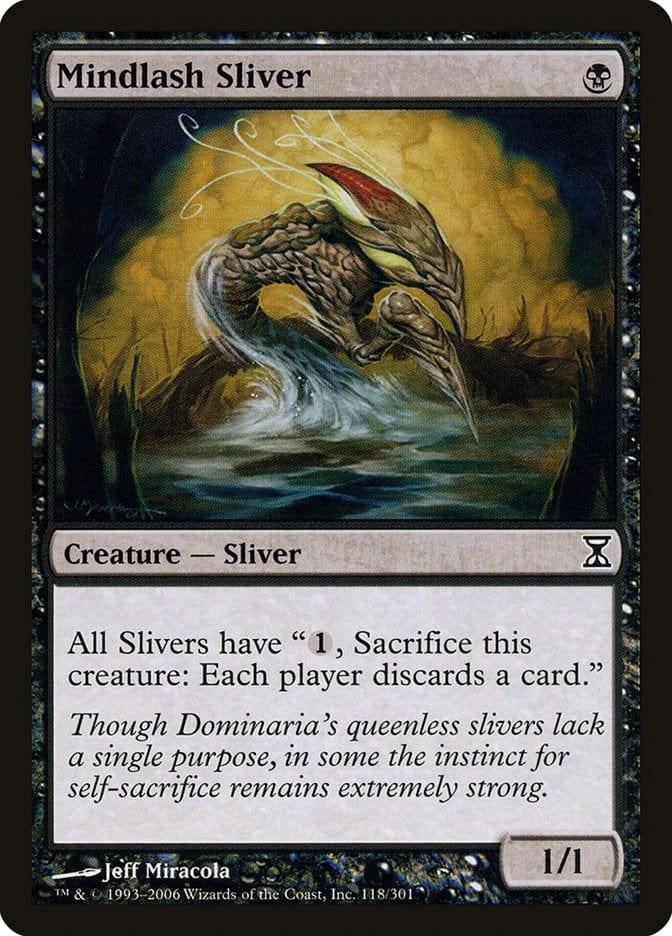Magic: The Gathering MTG Single Mindlash Sliver [Time Spiral]