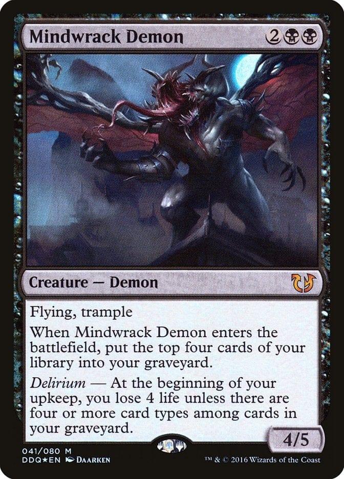 Magic: The Gathering MTG Single Mindwrack Demon [Duel Decks: Blessed vs. Cursed]