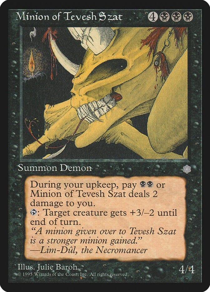 Magic: The Gathering MTG Single Minion of Tevesh Szat [Ice Age]