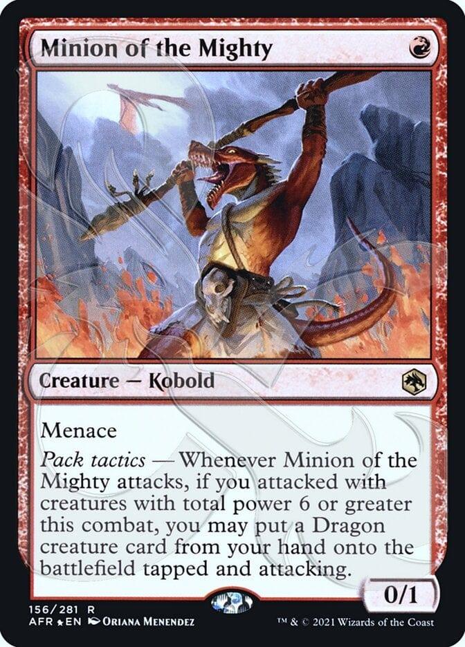 Magic: The Gathering MTG Single Minion of the Mighty (Ampersand Promo) [Dungeons & Dragons: Adventures in the Forgotten Realms Promos]