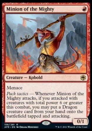 Magic: The Gathering MTG Single Minion of the Mighty (Promo Pack) [Dungeons & Dragons: Adventures in the Forgotten Realms Promos]
