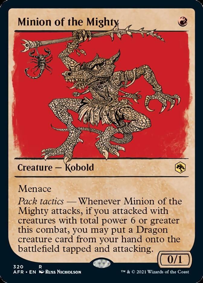 Magic: The Gathering MTG Single Minion of the Mighty (Showcase) [Dungeons & Dragons: Adventures in the Forgotten Realms]