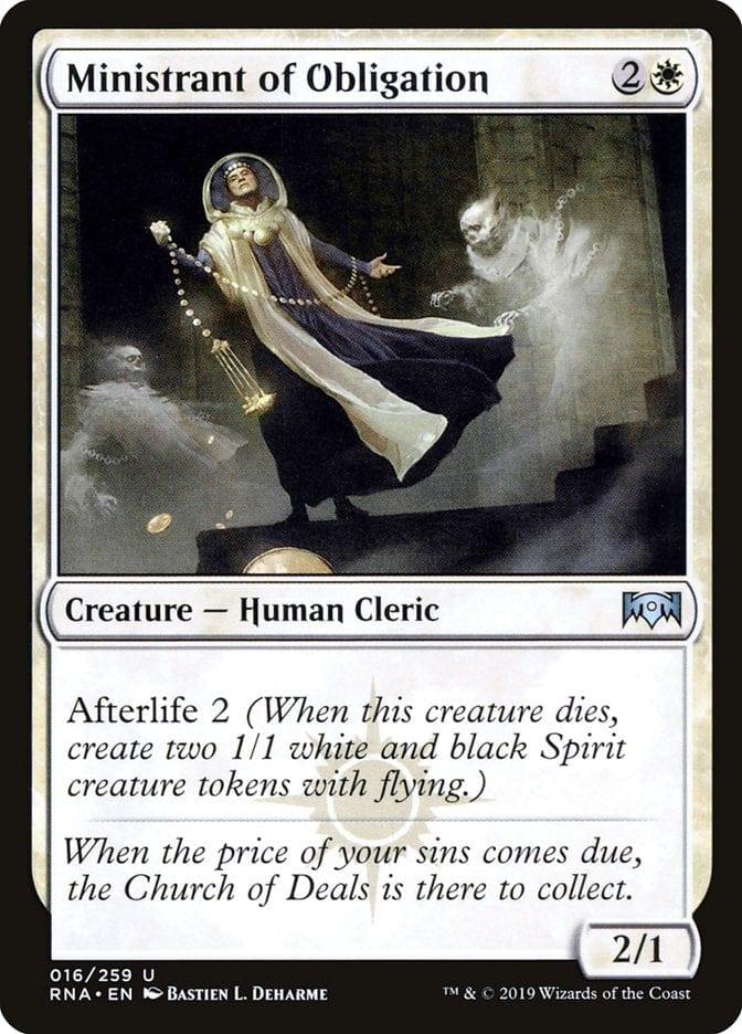 Magic: The Gathering MTG Single Ministrant of Obligation [Ravnica Allegiance]