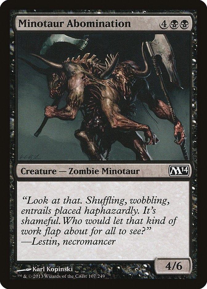 Magic: The Gathering MTG Single Minotaur Abomination [Magic 2014]
