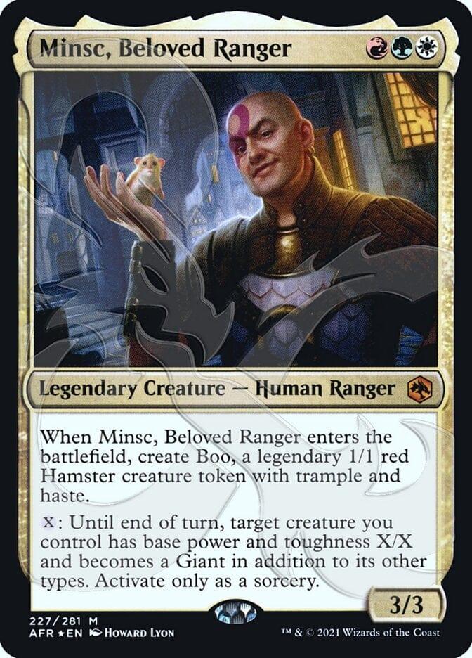 Magic: The Gathering MTG Single Minsc, Beloved Ranger (Ampersand Promo) [Dungeons & Dragons: Adventures in the Forgotten Realms Promos]