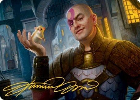Magic: The Gathering MTG Single Minsc, Beloved Ranger Art Card (Gold-Stamped Signature) [Dungeons & Dragons: Adventures in the Forgotten Realms Art Series]