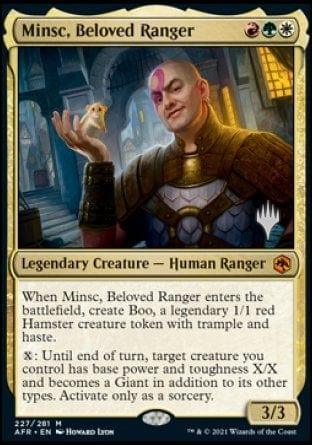 Magic: The Gathering MTG Single Minsc, Beloved Ranger (Promo Pack) [Dungeons & Dragons: Adventures in the Forgotten Realms Promos]