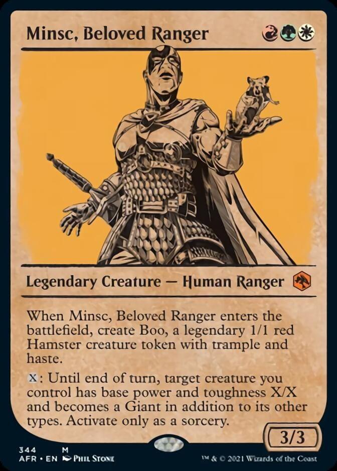 Magic: The Gathering MTG Single Minsc, Beloved Ranger (Showcase) [Dungeons & Dragons: Adventures in the Forgotten Realms]