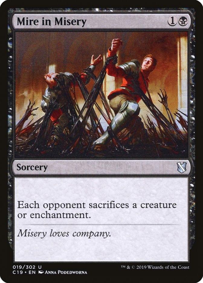 Magic: The Gathering MTG Single Mire in Misery [Commander 2019]