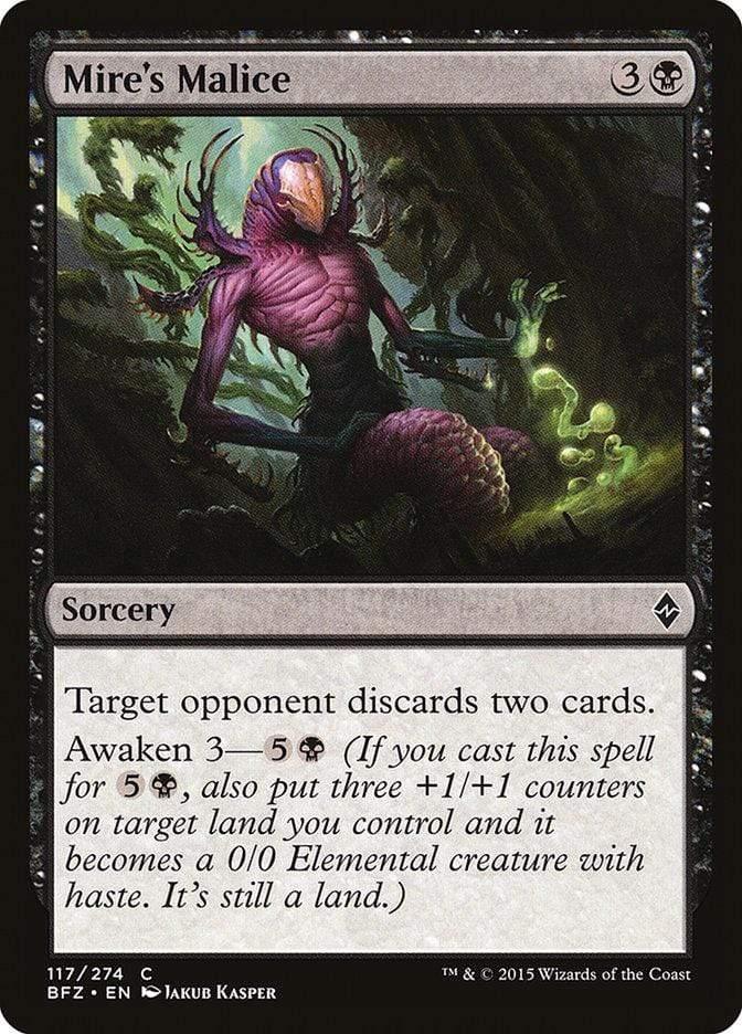 Magic: The Gathering MTG Single Mire's Malice [Battle for Zendikar]