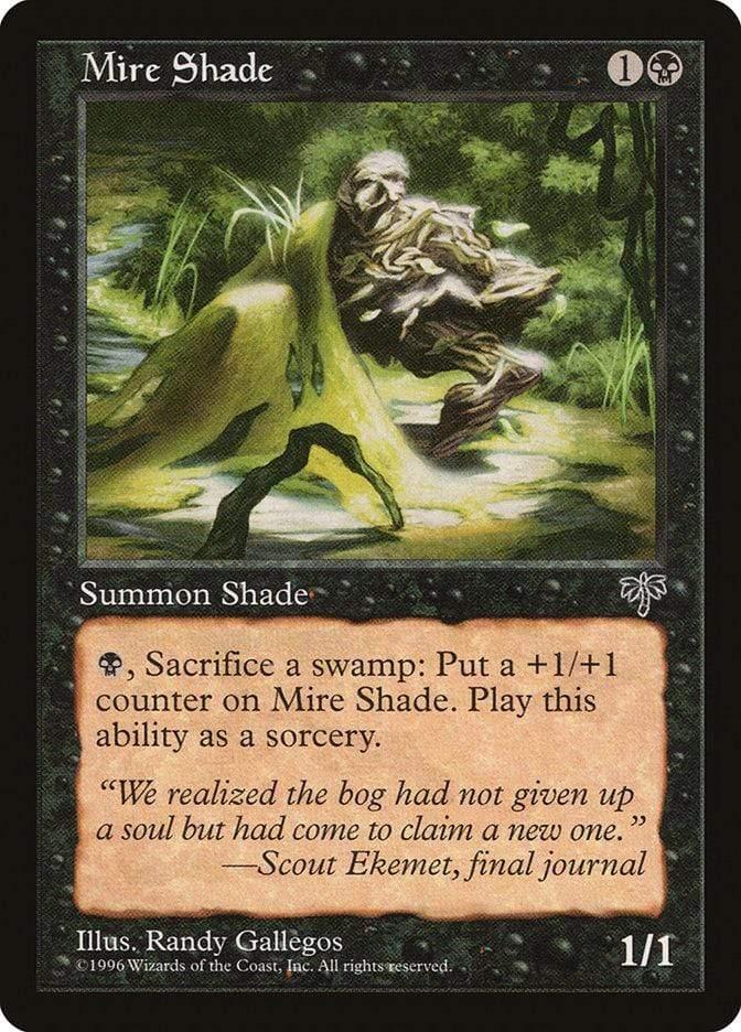 Magic: The Gathering MTG Single Mire Shade [Mirage]