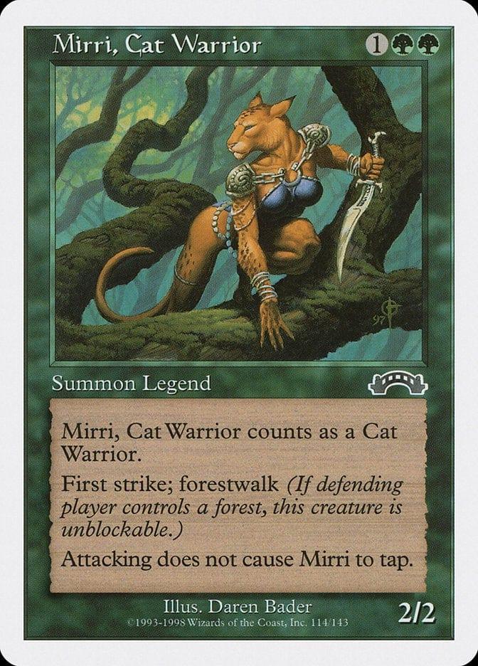 Magic: The Gathering MTG Single Mirri, Cat Warrior [Anthologies]