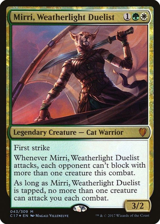 Magic: The Gathering MTG Single Mirri, Weatherlight Duelist [Commander 2017]