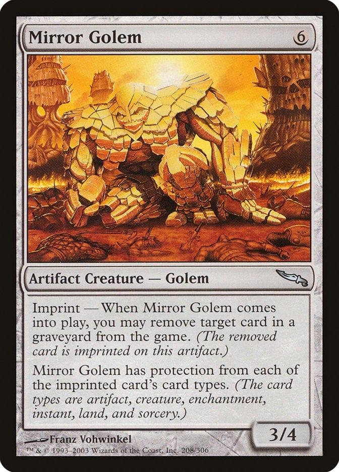 Magic: The Gathering MTG Single Mirror Golem [Mirrodin]