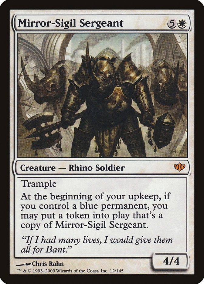 Magic: The Gathering MTG Single Mirror-Sigil Sergeant [Conflux]
