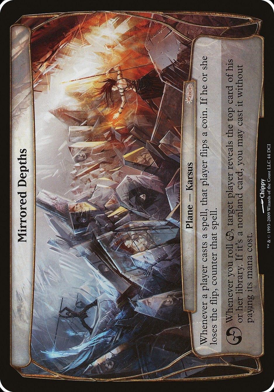 Magic: The Gathering MTG Single Mirrored Depths (Planes) [Promotional Planes]