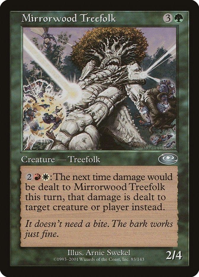 Magic: The Gathering MTG Single Mirrorwood Treefolk [Planeshift]