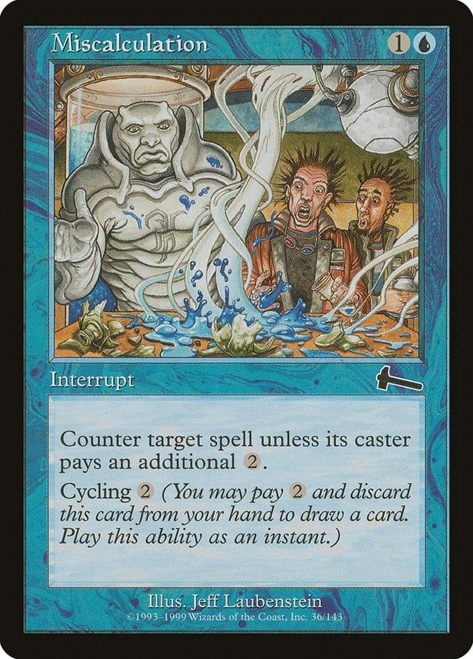 Magic: The Gathering MTG Single Miscalculation [Urza's Legacy]