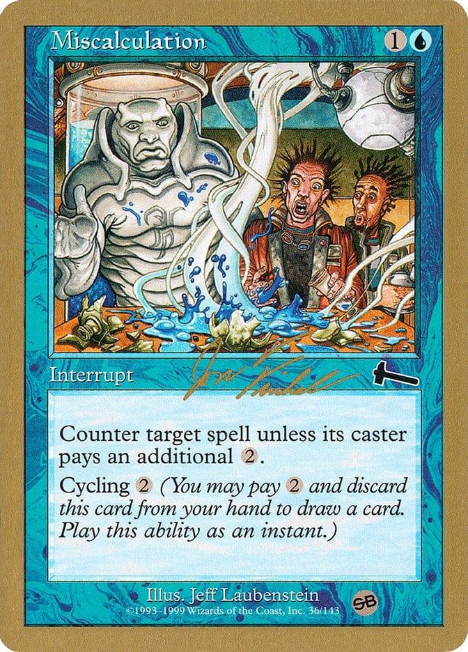 Magic: The Gathering MTG Single Miscalculation [World Championship Decks 2000]