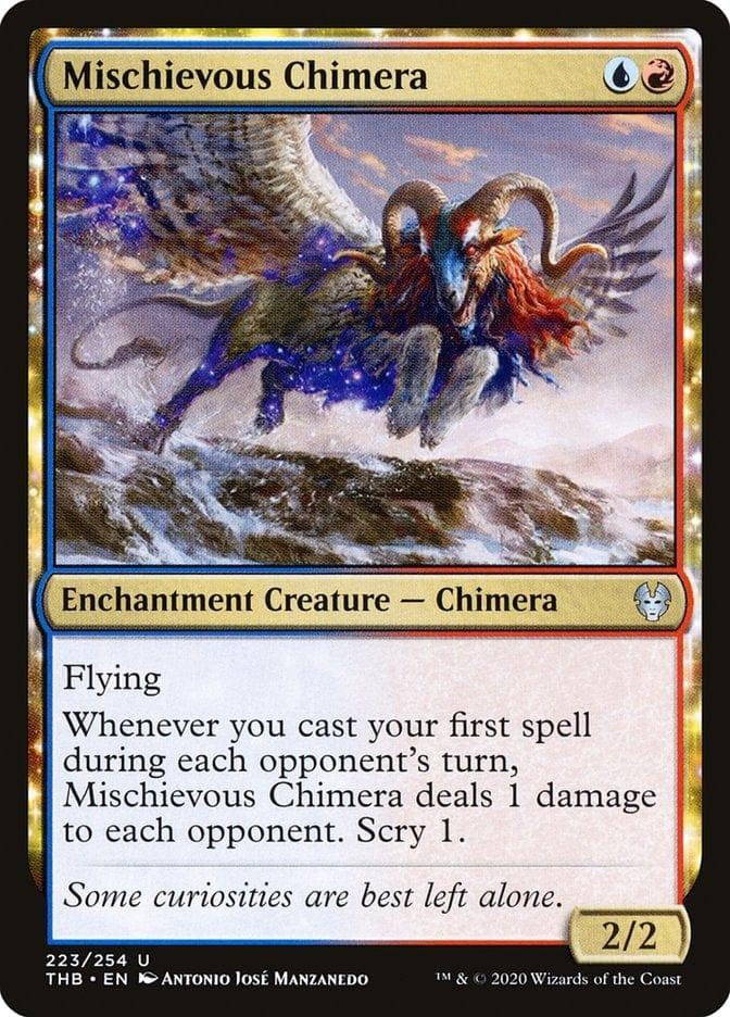 Magic: The Gathering MTG Single Mischievous Chimera [Theros Beyond Death]