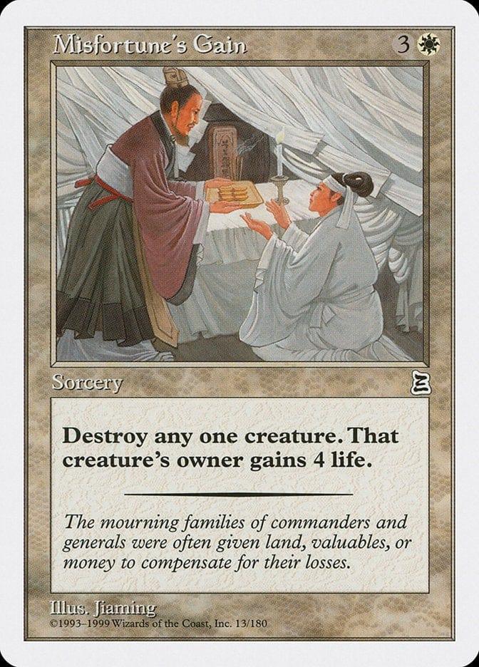 Magic: The Gathering MTG Single Misfortune's Gain [Portal Three Kingdoms]