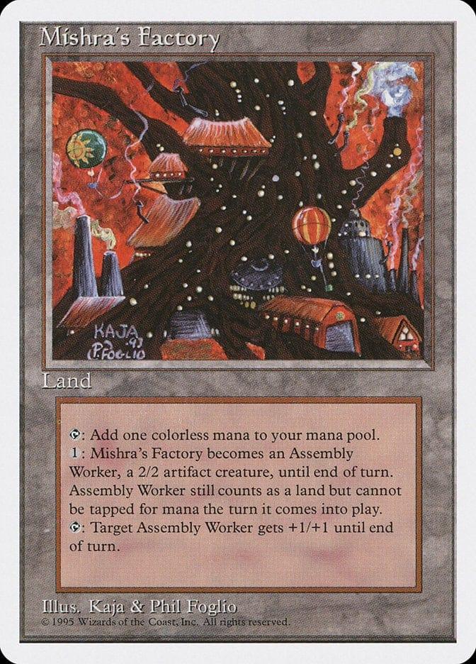 Magic: The Gathering MTG Single Mishra's Factory [Fourth Edition]