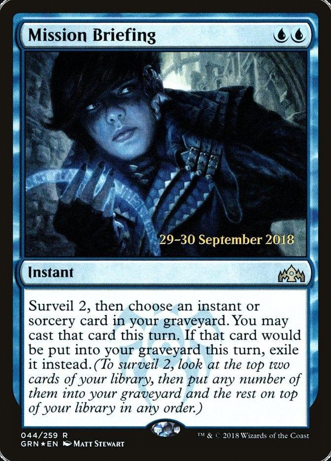 Magic: The Gathering MTG Single Mission Briefing  [Guilds of Ravnica Prerelease Promos]