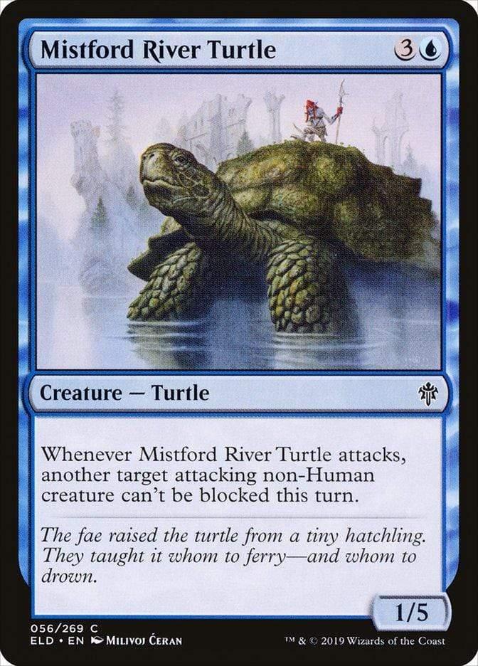 Magic: The Gathering MTG Single Mistford River Turtle [Throne of Eldraine]