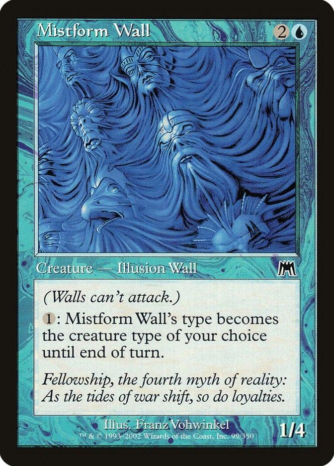 Magic: The Gathering MTG Single Mistform Wall [Onslaught]