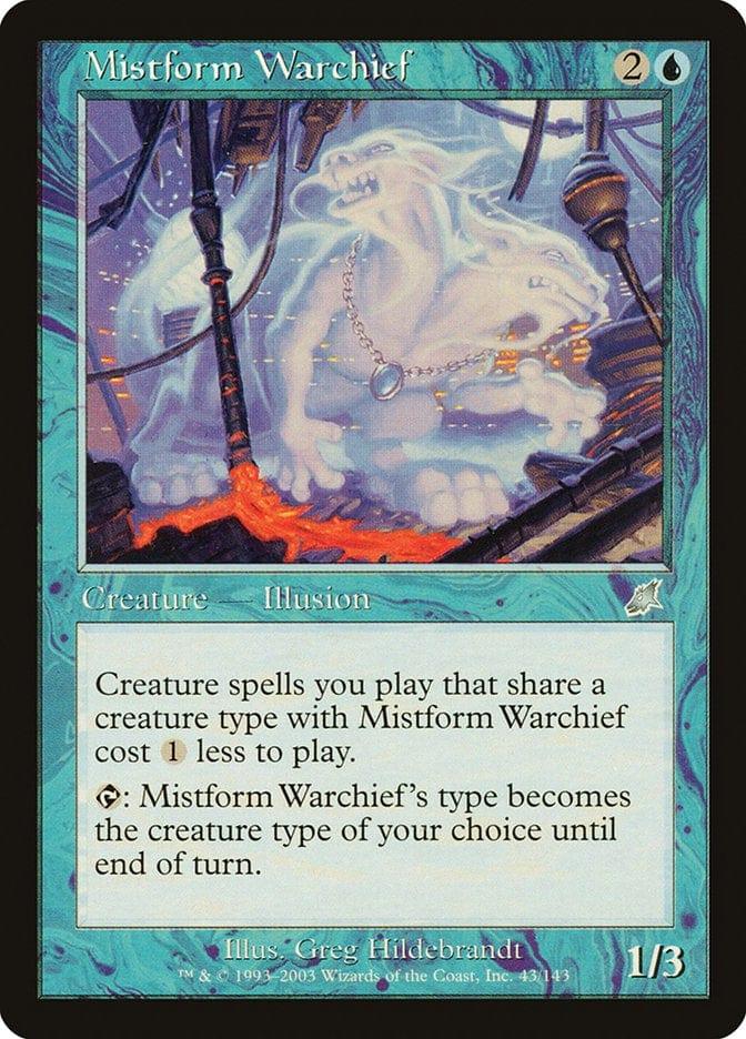 Magic: The Gathering MTG Single Mistform Warchief [Scourge]