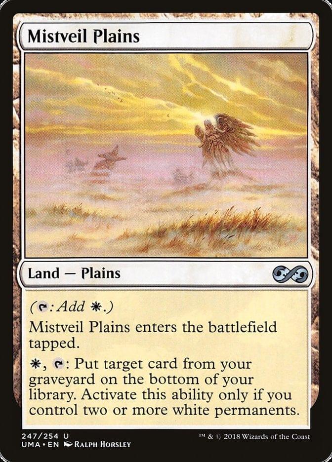 Magic: The Gathering MTG Single Mistveil Plains [Ultimate Masters]
