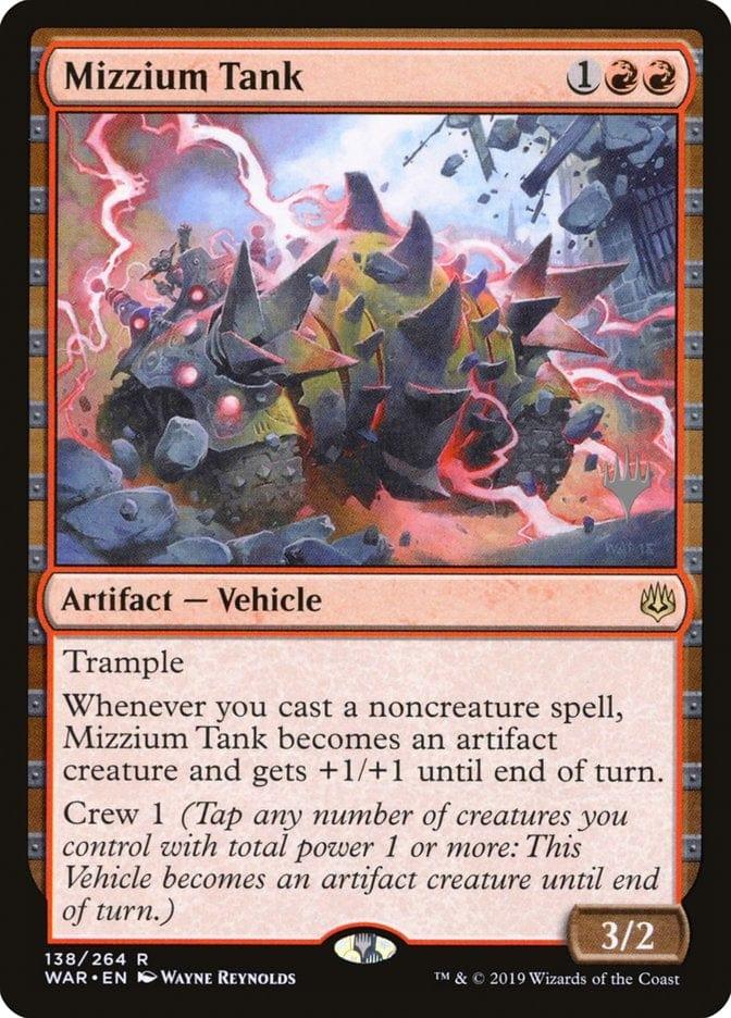 Magic: The Gathering MTG Single Mizzium Tank (Promo Pack) [War of the Spark Promos]